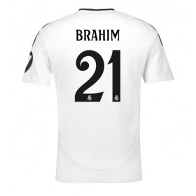 Real Madrid Brahim Diaz #21 Hemmakläder 2024-25 Kortärmad